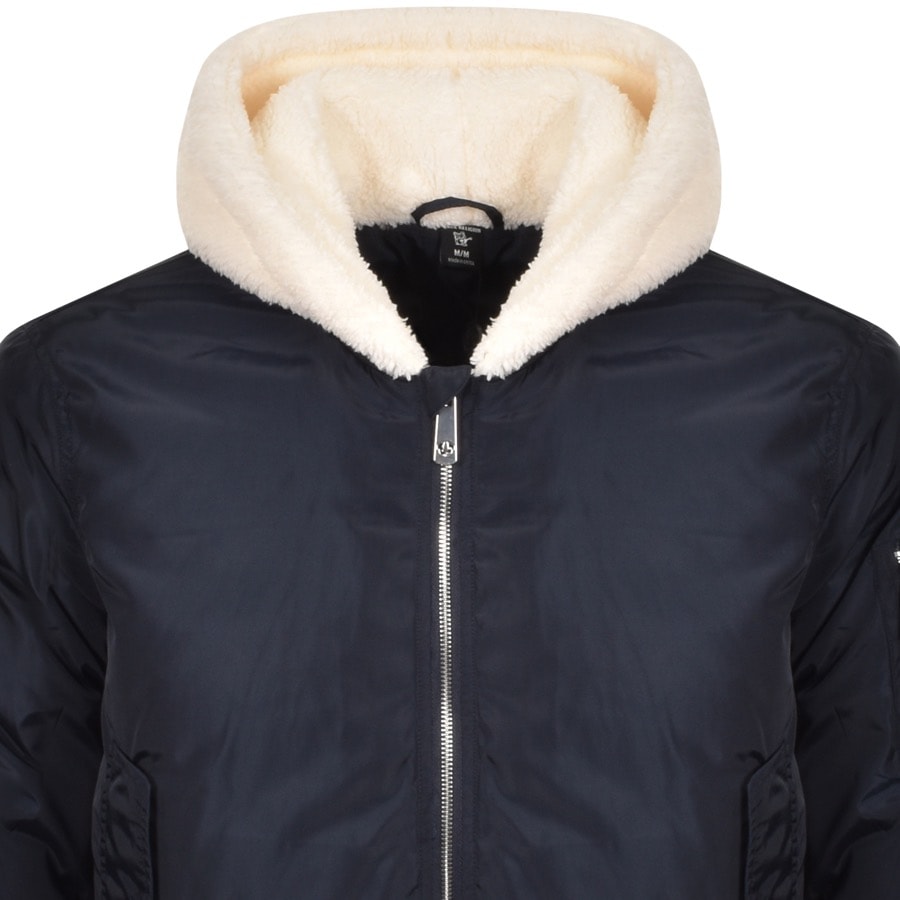 Alternative Image for ProductTrue Religion Sherpa Bomber Jacket Navy2